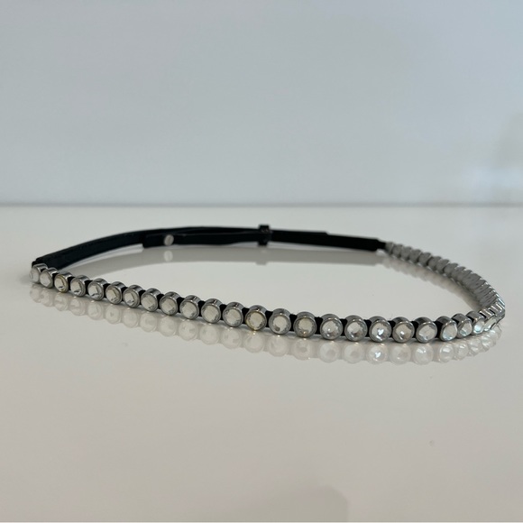 BLACK EMBELLISHED PEG HOLE O/S BELT NWOTS! main image 11